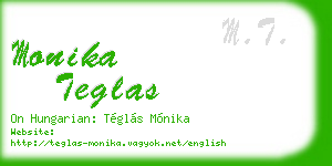 monika teglas business card